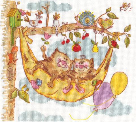 Коты в гамаке