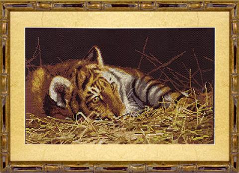 Задумчивый тигренок